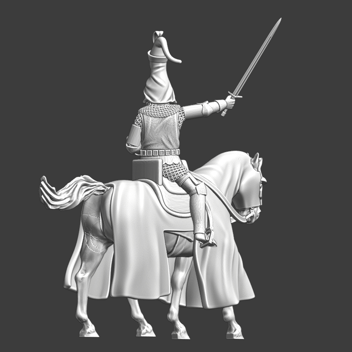 Medieval Hero - Mounted champion knight