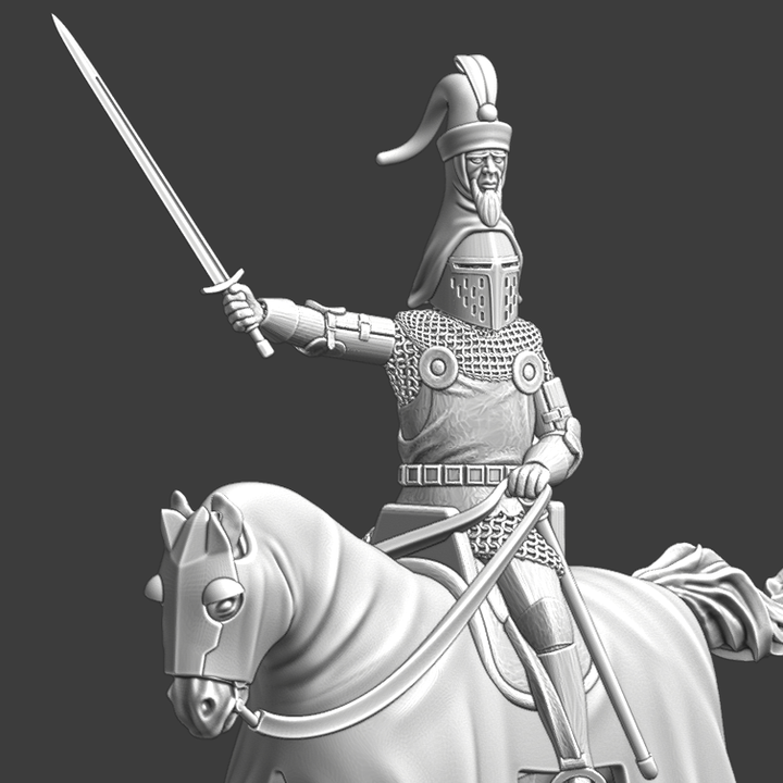 Medieval Hero - Mounted champion knight