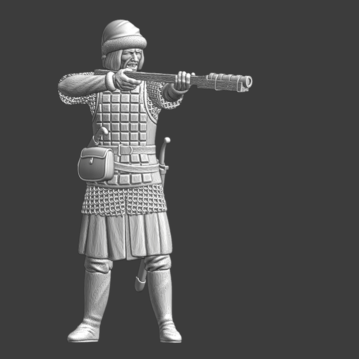 Medieval Kievan-Rus (Ukrainian) Hand gunner