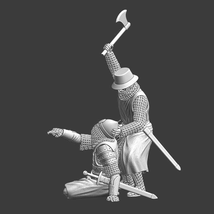 Medieval Crusader Sergeant vs Russian Warrior