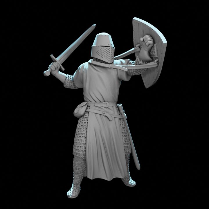 Medieval Crusader Knight – Great Helm.