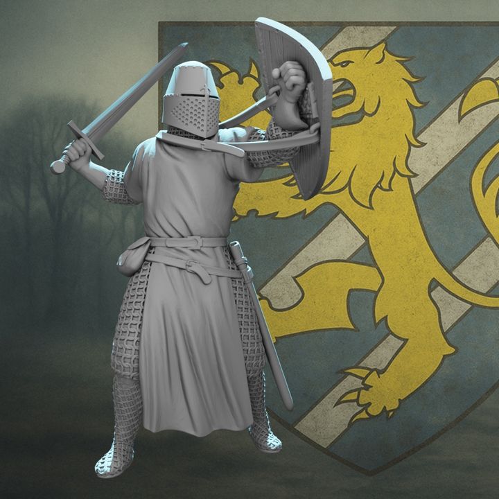 Medieval Crusader Knight – Great Helm.