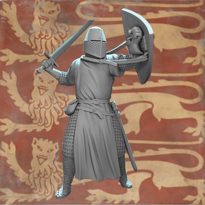 Medieval Crusader Knight – Great Helm.