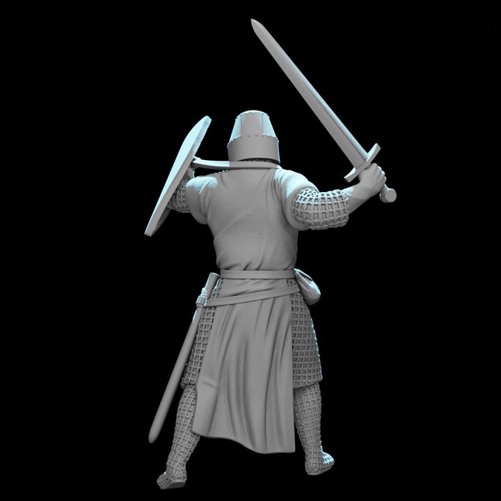 Medieval Crusader Knight – Great Helm.