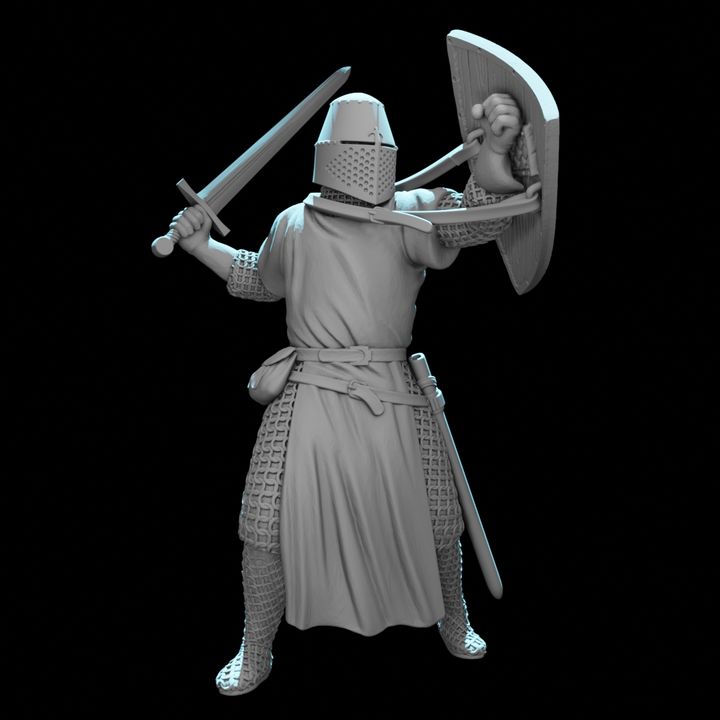 Medieval Crusader Knight – Great Helm.