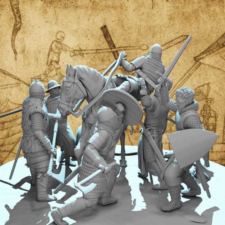 In the thick of the Battle.