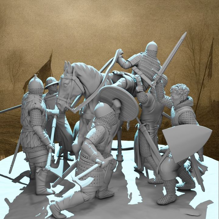 In the thick of the Battle.