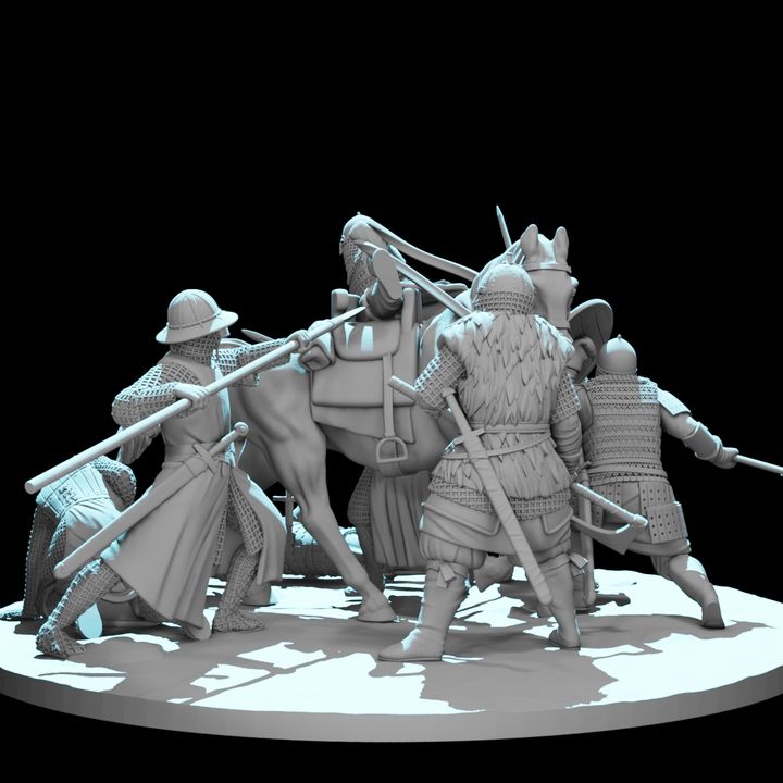 In the thick of the Battle.