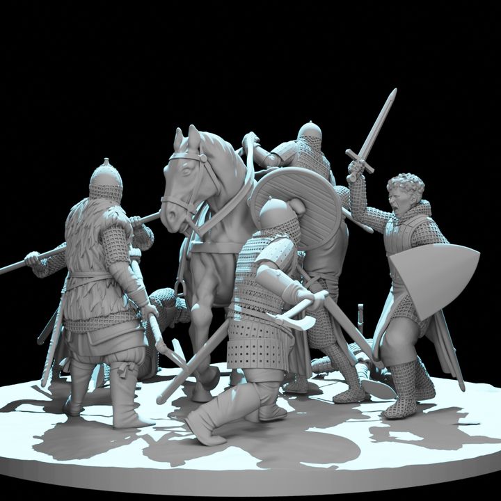 In the thick of the Battle.