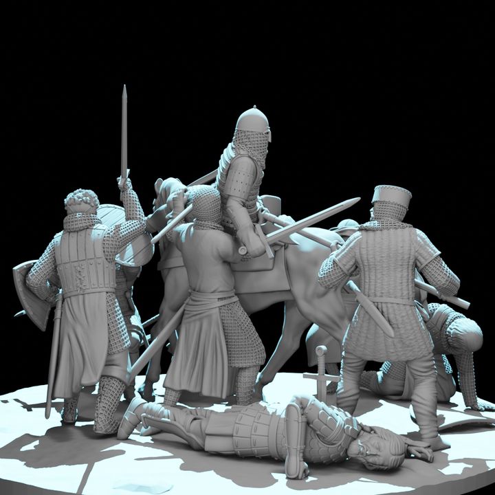 In the thick of the Battle.