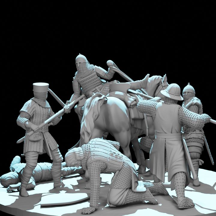 In the thick of the Battle.