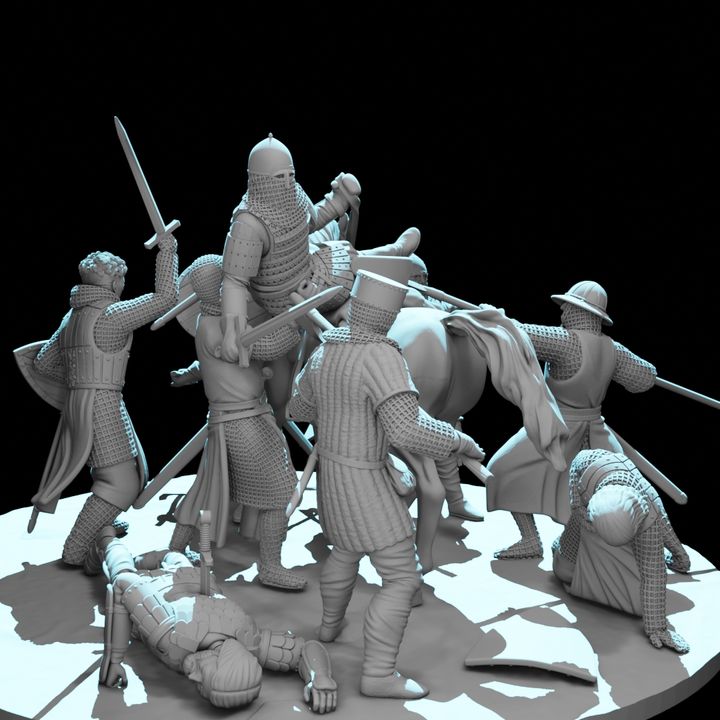 In the thick of the Battle.