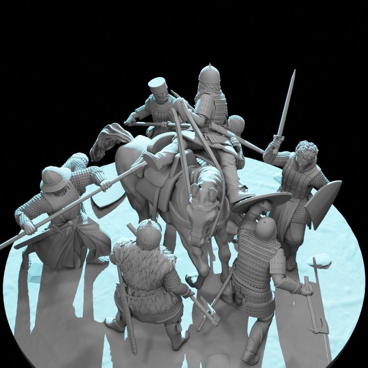 In the thick of the Battle.