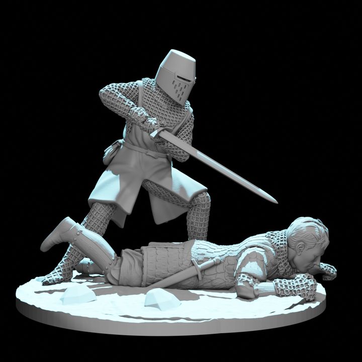 Another Day at the Office - Medieval diorama.