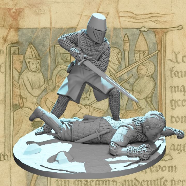 Another Day at the Office - Medieval diorama.