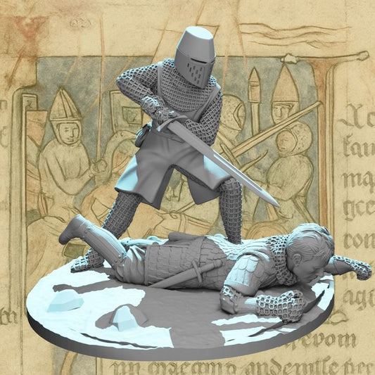 Another Day at the Office - Medieval diorama.