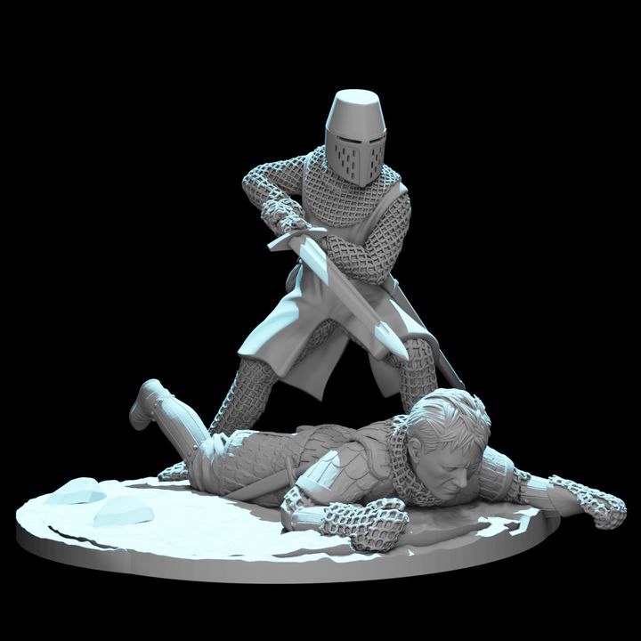 Another Day at the Office - Medieval diorama.