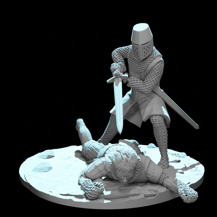 Another Day at the Office - Medieval diorama.