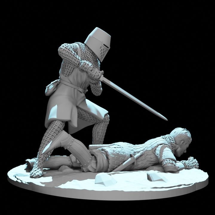 Another Day at the Office - Medieval diorama.