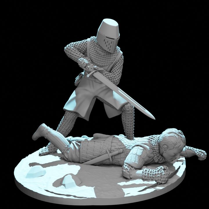 Another Day at the Office - Medieval diorama.