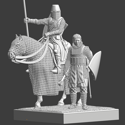 Medieval Vignette - Danish Vassals on Crusade