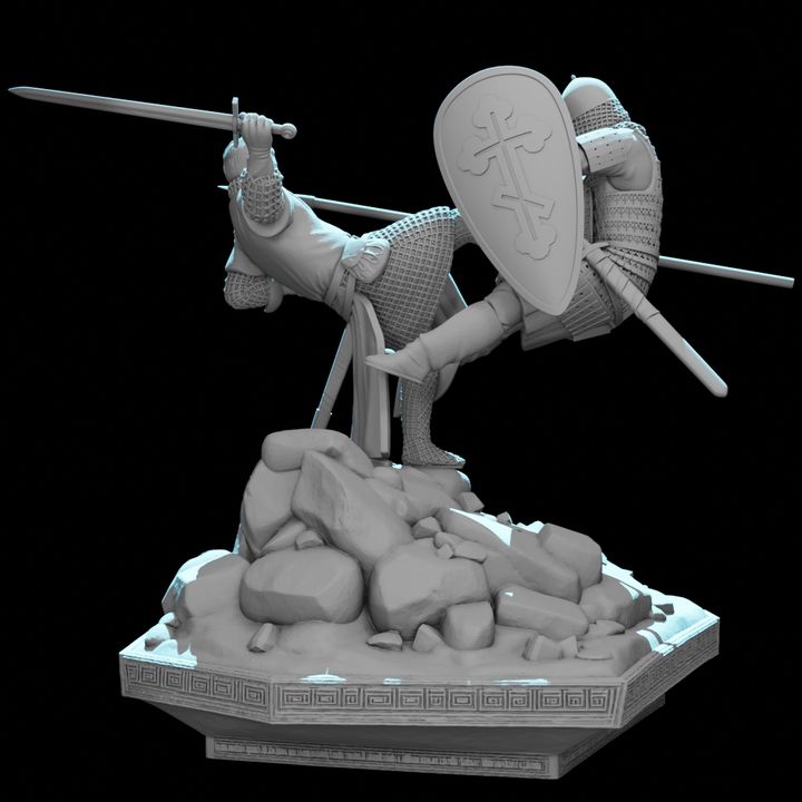 Clash of Faiths – Crusader vs Rus Knight.