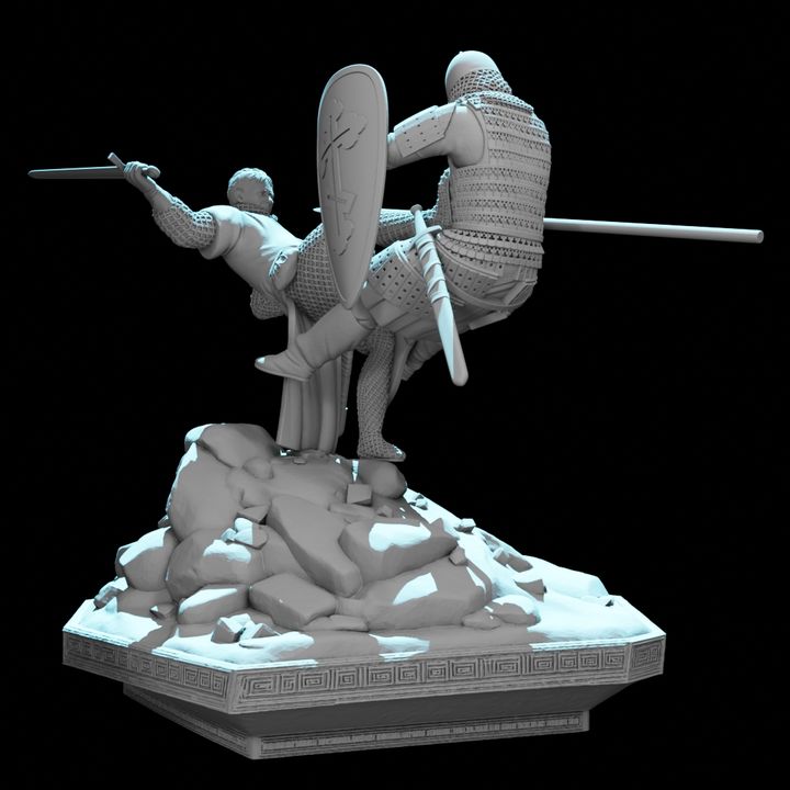 Clash of Faiths – Crusader vs Rus Knight.