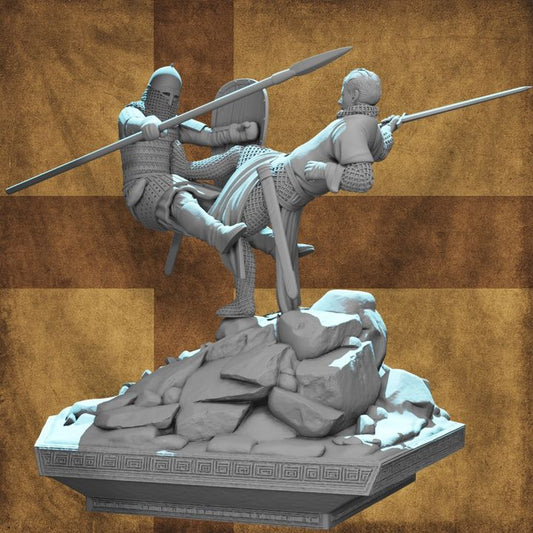 Clash of Faiths – Crusader vs Rus Knight.