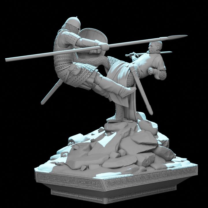 Clash of Faiths – Crusader vs Rus Knight.