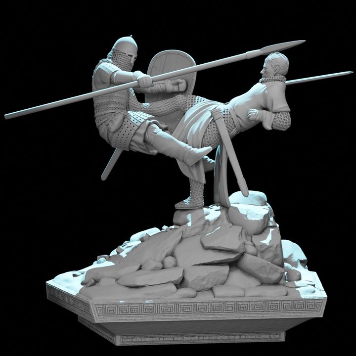Clash of Faiths – Crusader vs Rus Knight.