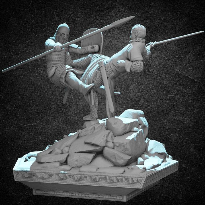 Clash of Faiths – Crusader vs Rus Knight.