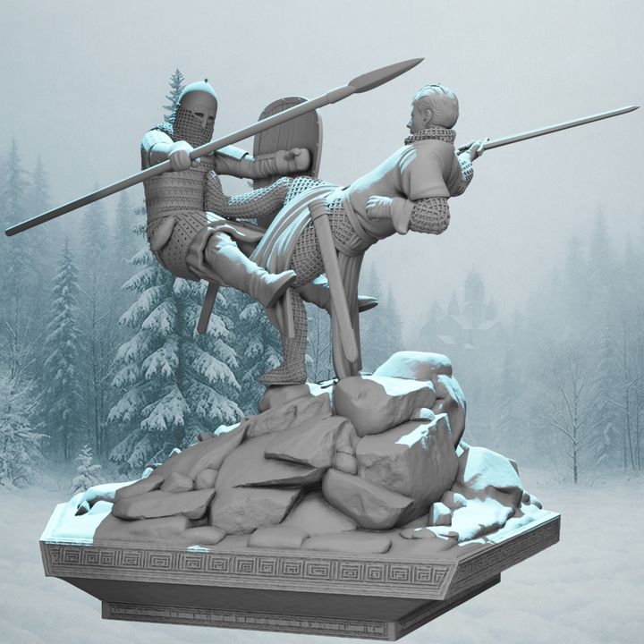 Clash of Faiths – Crusader vs Rus Knight.