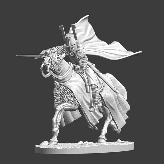 Teutonic Commander Charging.