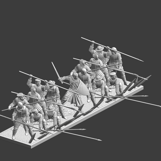 Scottish Schiltron of Spearmen.