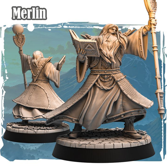 Merlin 32mm - Human Wizard by Haito