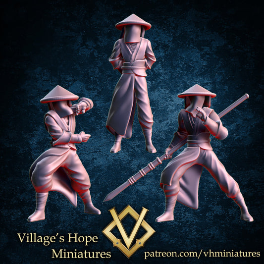 Conceal Wuxia Sect Guard Male by Village's Hope Miniatures