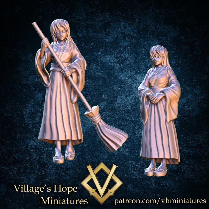 Miko Apprentice by Village's Hope Miniatures