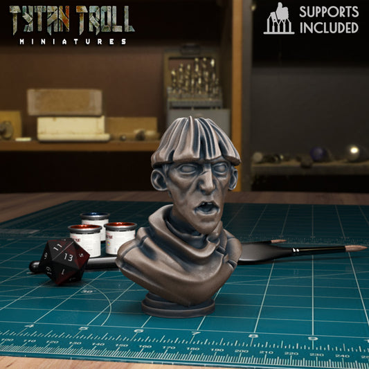 Milivoj Bust by Tytan Troll Miniatures