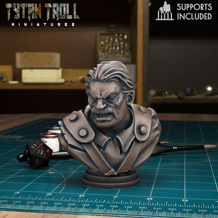 Milosh Bust by Tytan Troll Miniatures