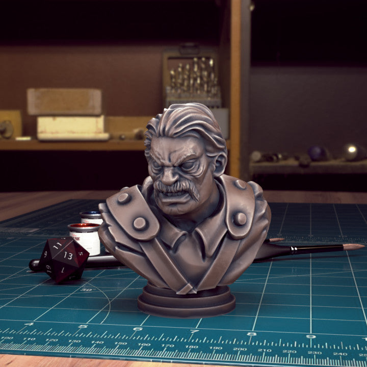 Milosh Bust by Tytan Troll Miniatures