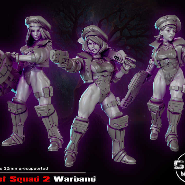 Beret Squad 2nd by Gaz Minis.