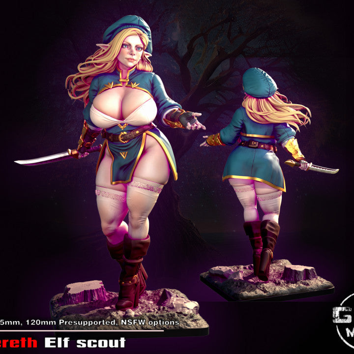 Elbereth the elven scout by Gaz Minis