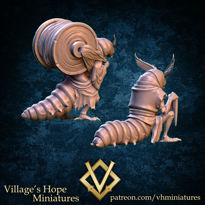Silk yarn bug worker by Village's Hope Miniatures