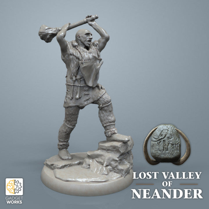 Neanderthal Hunting Party by Gadgetworks Miniatures