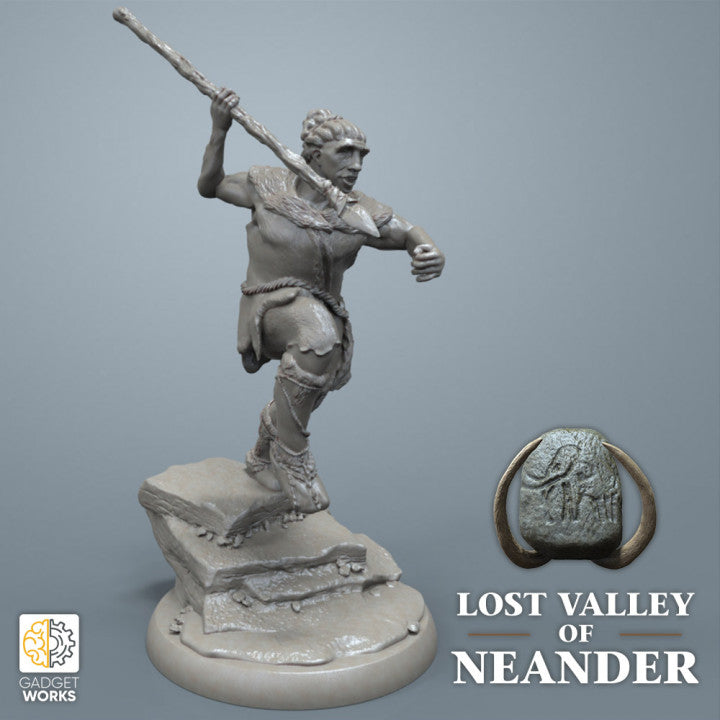 Neanderthal Hunting Party by Gadgetworks Miniatures