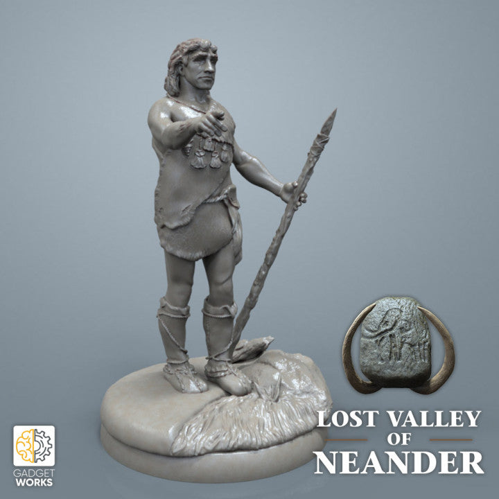 Neanderthal Hunting Party by Gadgetworks Miniatures