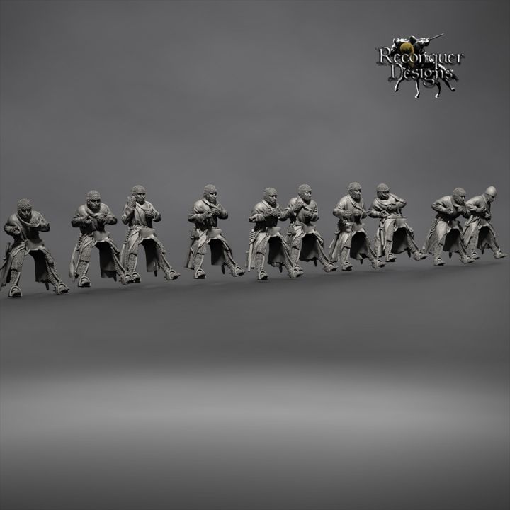 Miitary Order knights Set D 12th-early13th century by Reconquer Designs.