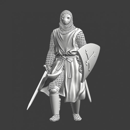 Medieval Knight of The Lazarus Order - Leper knights.