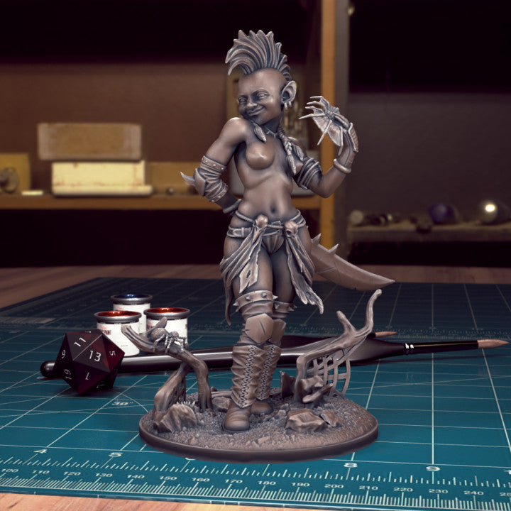 Greta Mohawk by Tytan Troll Miniatures