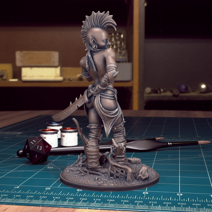 Greta Mohawk by Tytan Troll Miniatures